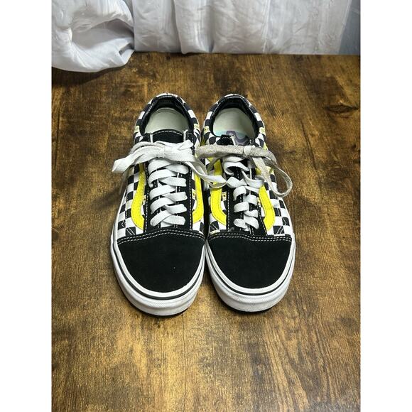 Vans X SpongeBob Squarepants Old Skool Off the Wall M 3.5 W 5 Checkered - Picture 2 of 11